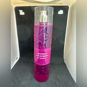 🆕 Bath & Body Works Bourbon 🍓Strawberry & Vanilla 🍓Mist ✨unused✨